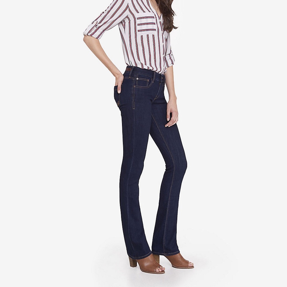 Express Barely Boot Jeans